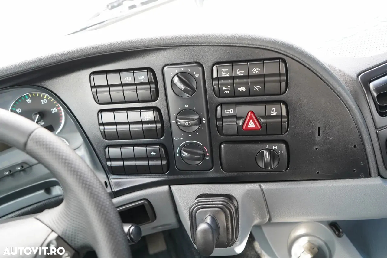 Mercedes-Benz ACTROS 2636 / 6x4 / CAROSERIE DE LIVRARE 6.5 M + HIAB HDS / PODEA REZISTENTĂ / RADIOCOMANDĂ / ROTATOARE / IMPORTAT - 31