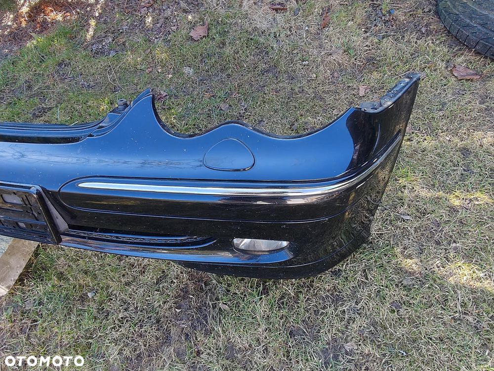 MERCEDES W203 Zderzak przedni Przód Pod Spryskiwacze Chrom 040 Czarny Xenon Avantgarde - 16