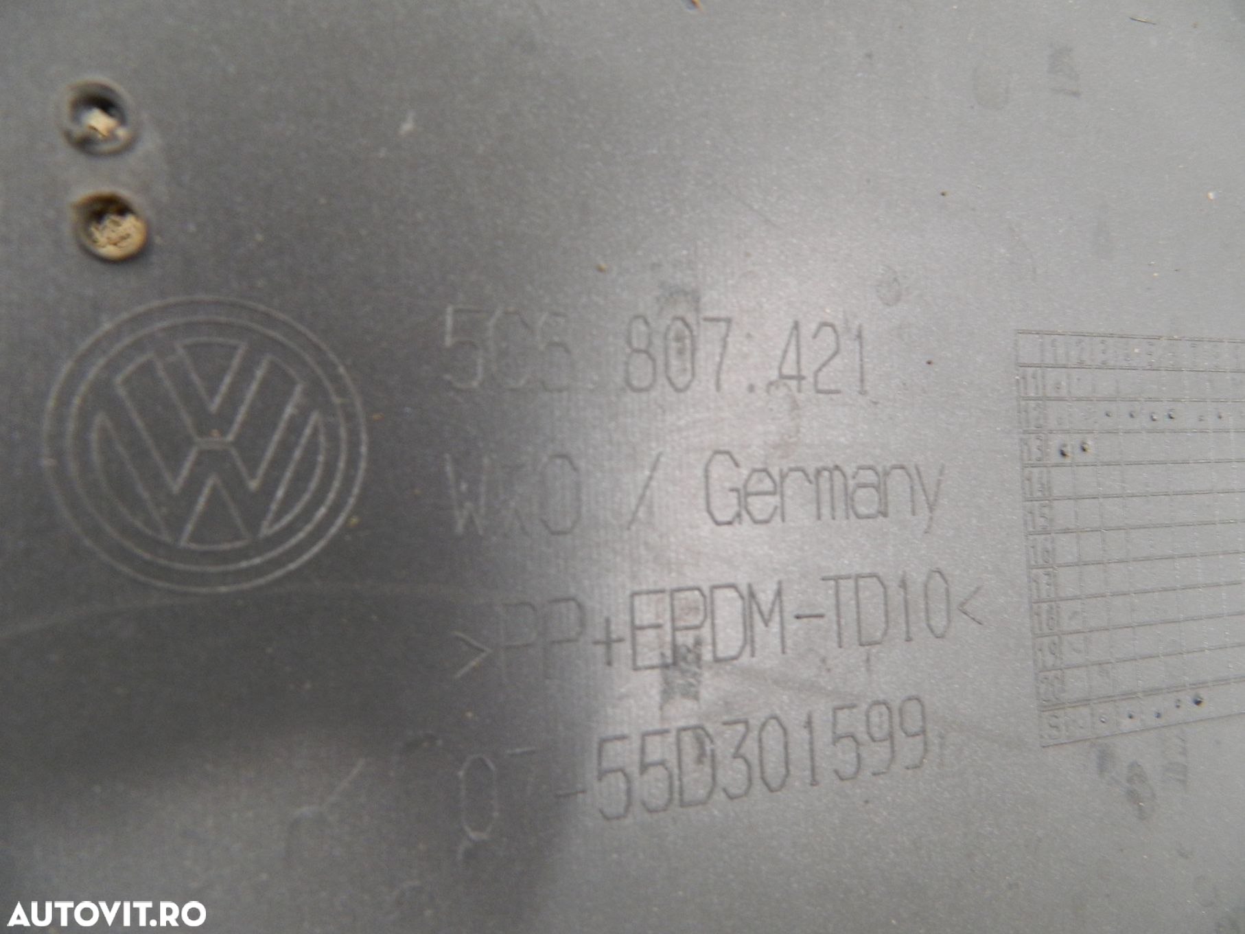 Bara spate VW Golf 7, 2013, 2014, 2015, 2016, 2017, 5G6807421. - 12