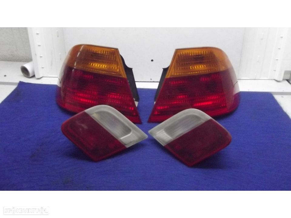 bmw serie 3 E-46 farolins como novos - 1