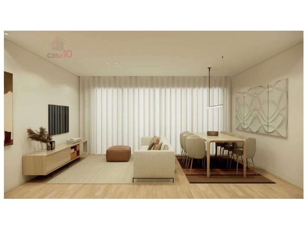 Vende-se apartamento T3 em empreendimento de arquitetura contemporâ... - Grande imagem: 2/5