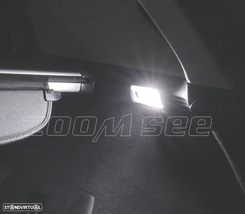KIT COMPLETO DE 10 LAMPADAS LED INTERIOR PARA RENAULT MEGANE I 1 MK1 HATCHBACK ESTATE COUPE 95-03 - 2