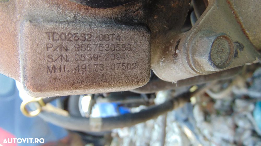 Turbina Mazda 3 1.6 HDI 90 CP Euro 4,an 2004-2008 cod 9657530580 - 4