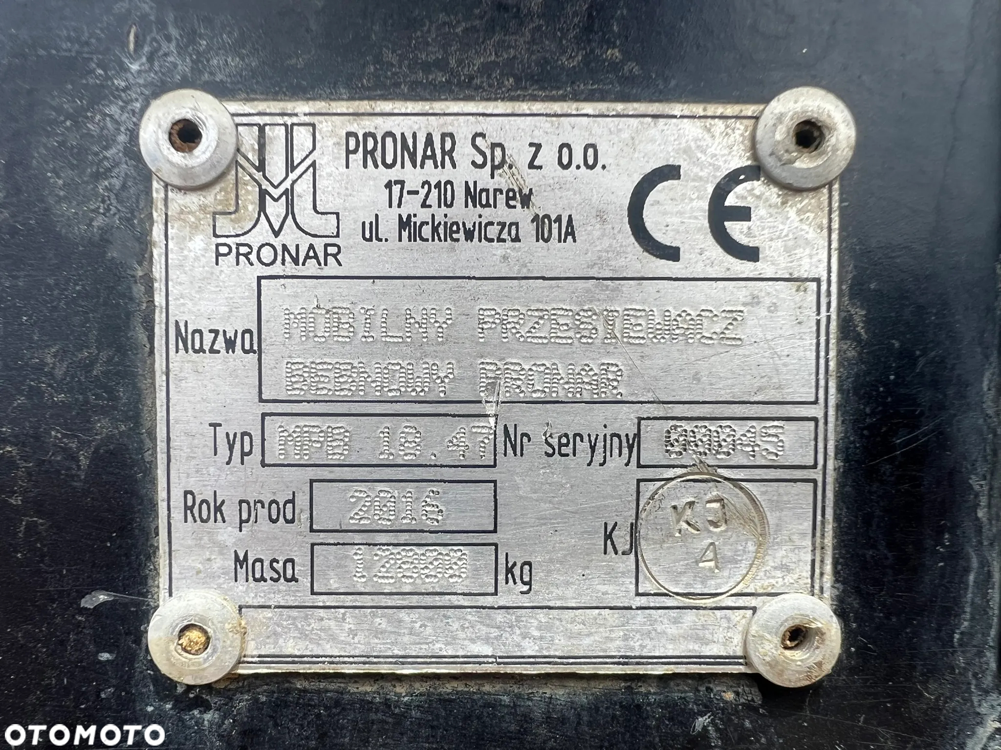 PRONAR MPB 18.47 - 19