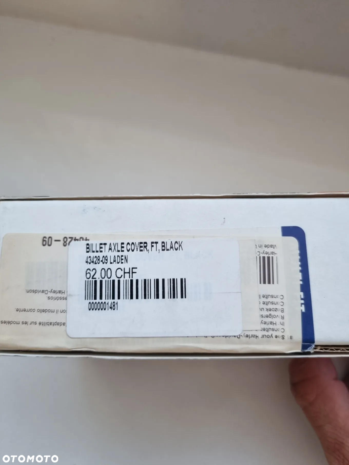 Nakładki zaślepki przedniej osi ośka Harley Davidson Softail Sportster Dyna Touring - 3