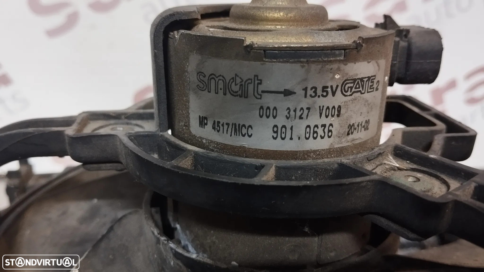 VENTILADOR / VENTOINHA DO INTERCOOLER SMART FORTWO 0.8CDI REF. 0003127V009 901.0636 - 3