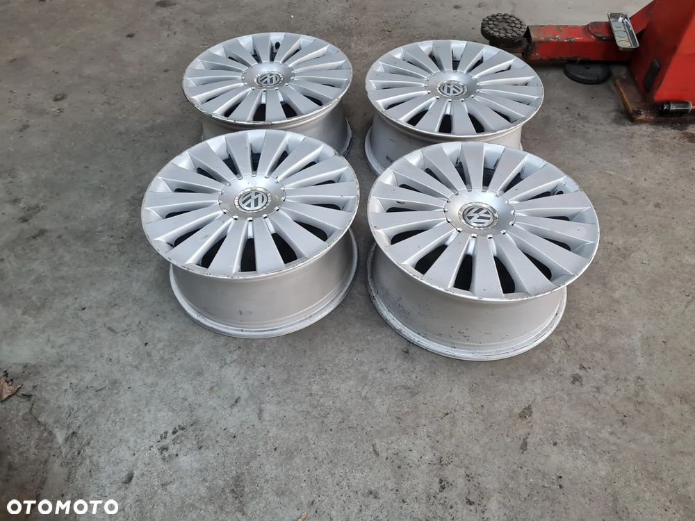 4x Felgi Aluminiowe SKODA VW SEAT 7,5x17 5x112 ET47 3C0601025G ORYGINAŁ - 7