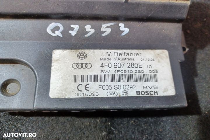 Calculator confort 4F0907280E 4F0907280E Audi Q7 4L [facelift] [2008 - 3