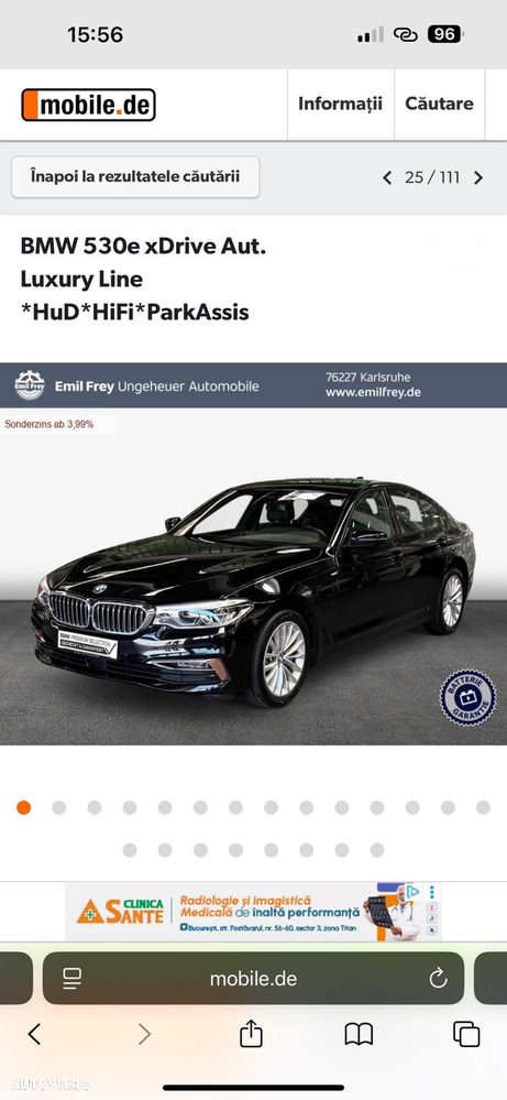 BMW Seria 5 530e xDrive AT PHEV - 37