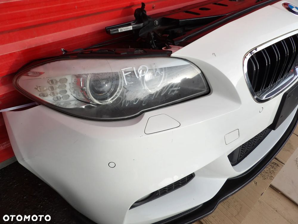 BMW - F10,F11 - PRZED LIFT - M PAKIET - KOMPLETNY PRZÓD - MASKA , BLOTNIKI , ZDERZAK , LAMPY , PAS PRZEDNI Z CHŁODNICAMI - STAN IDEALNY - 2