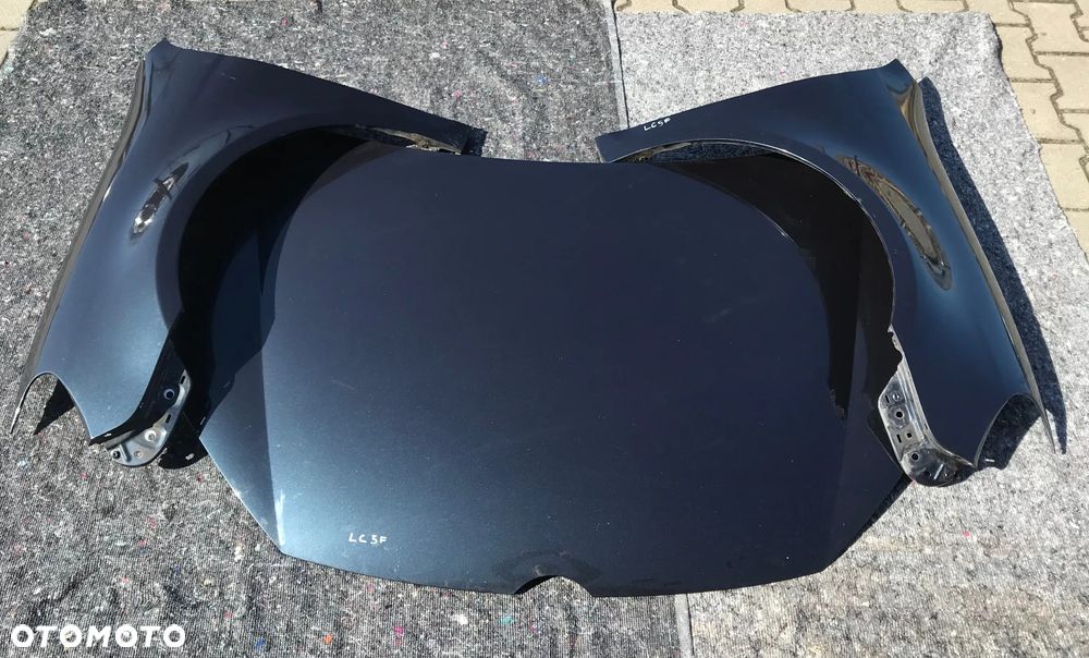 VW Golf VI Kombi maska pokrywa silnika błotnik prawy lewy LC5F - 1