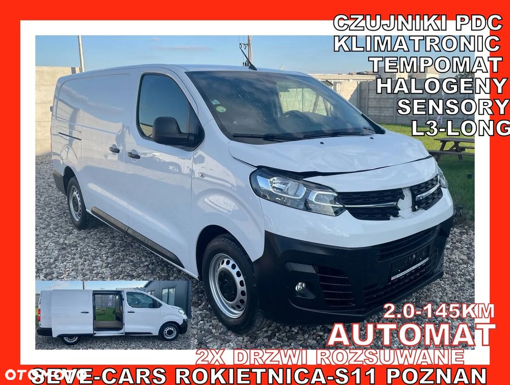 Opel VIVARO L3H1 LONG, automat, 2.0-145KM, klima tempomat, sensory