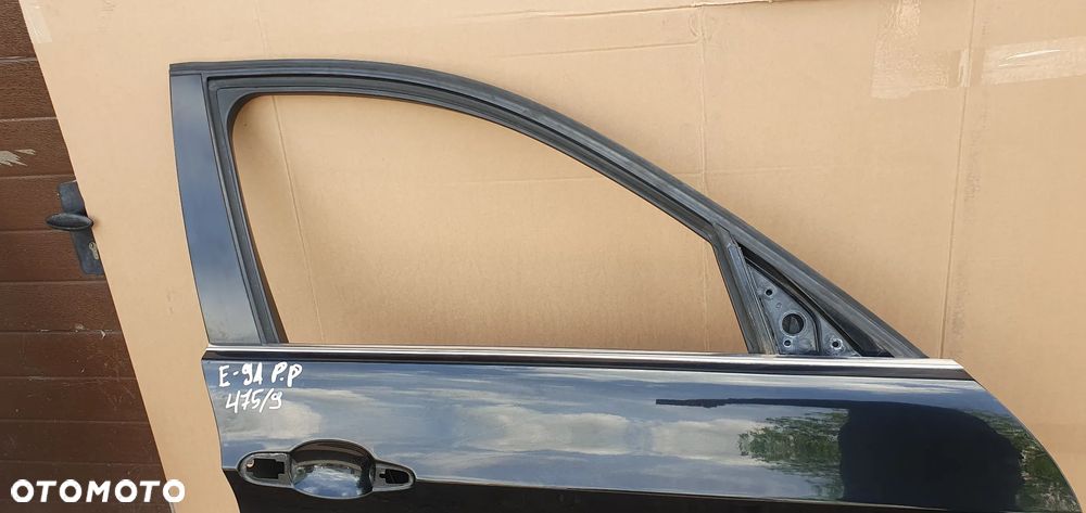 Drzwi prawy przód przednie prawe BMW 3 E91 BLACK SAPHIRE 475/9 - 4