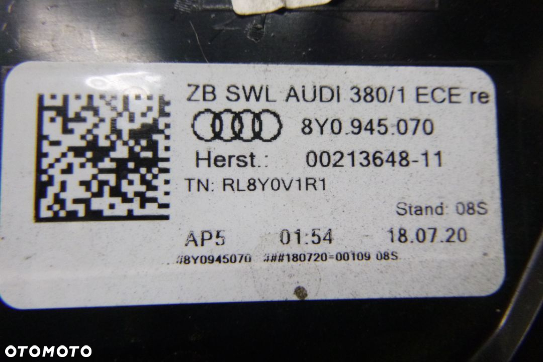 AUDI A3 8Y SEDAN LY9T TYL KLAPA ZDERZAK BELKA LAPMY LEWA PRAWA - 5
