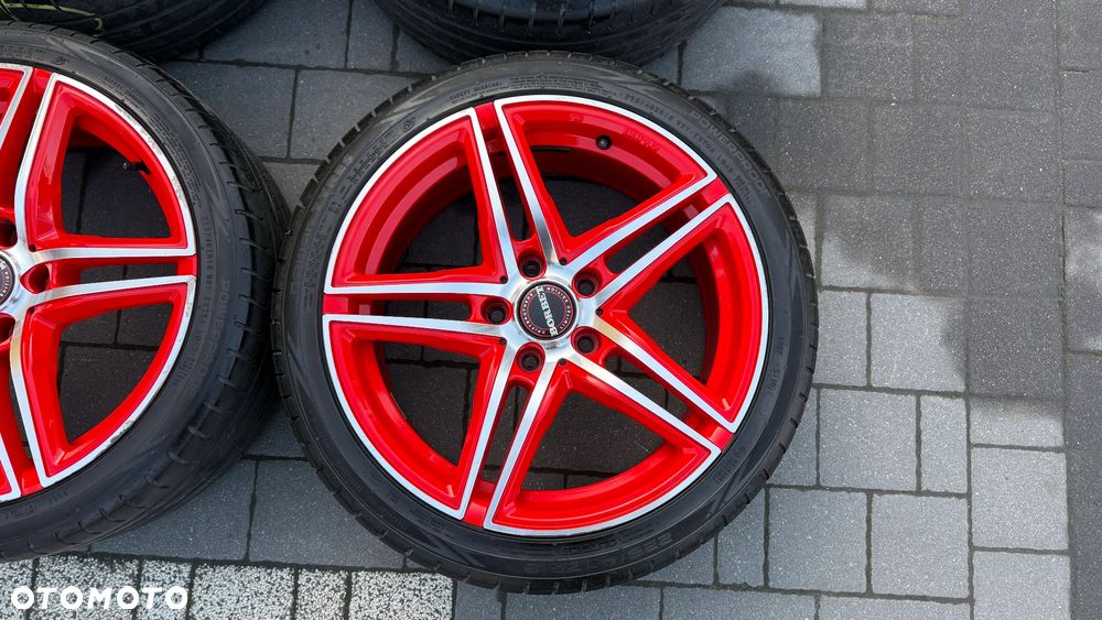Koła r18 5x120 Borbet 225/40 ET30 8J bmw e46 e36 e39 e60 VW transporter t5 XRT8018 alufelgi KBA49282 - 12