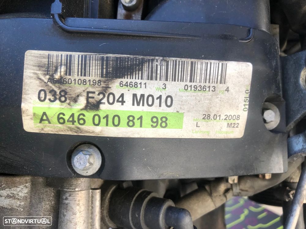 Motor MERCEDES-BENZ C-CLASS (W204) C 220 CDI (W204) Ref - 646811  -  NO. 20392 - 7