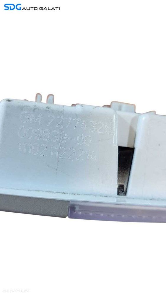 Plafoniera Lumini Lampa Iluminare Plafon Opel Insignia A 2008 - 2017 Cod 22774326 009839-00 [L8061] - 4