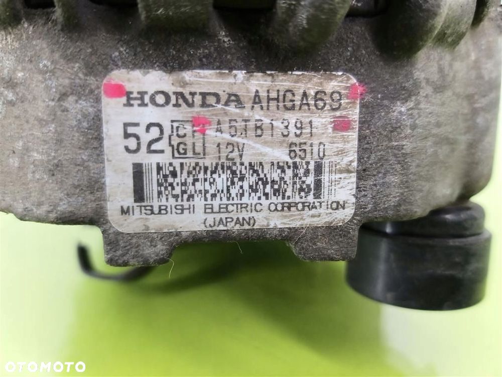 Alternator Honda Jazz II 2002-2008 1,2 16V BENZYNA AHGA69 ORYGINAŁ - 8
