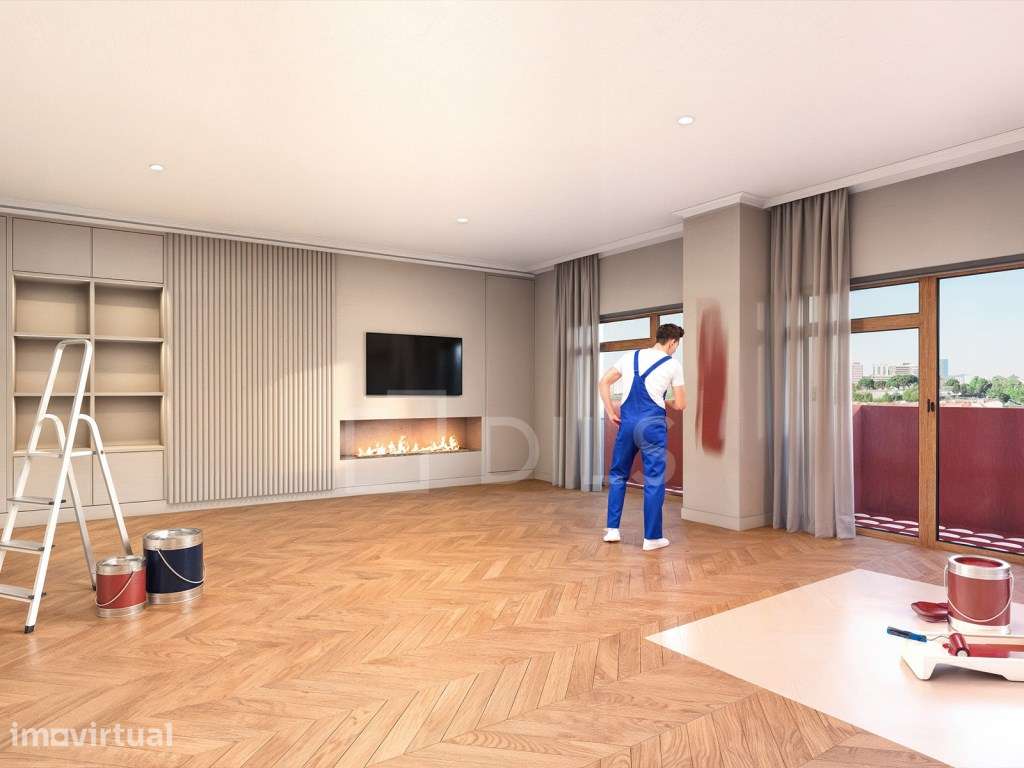 Apartamento T2 com piscina interior e garagem no Bairro Azul em Lisboa - Grande imagem: 5/67
