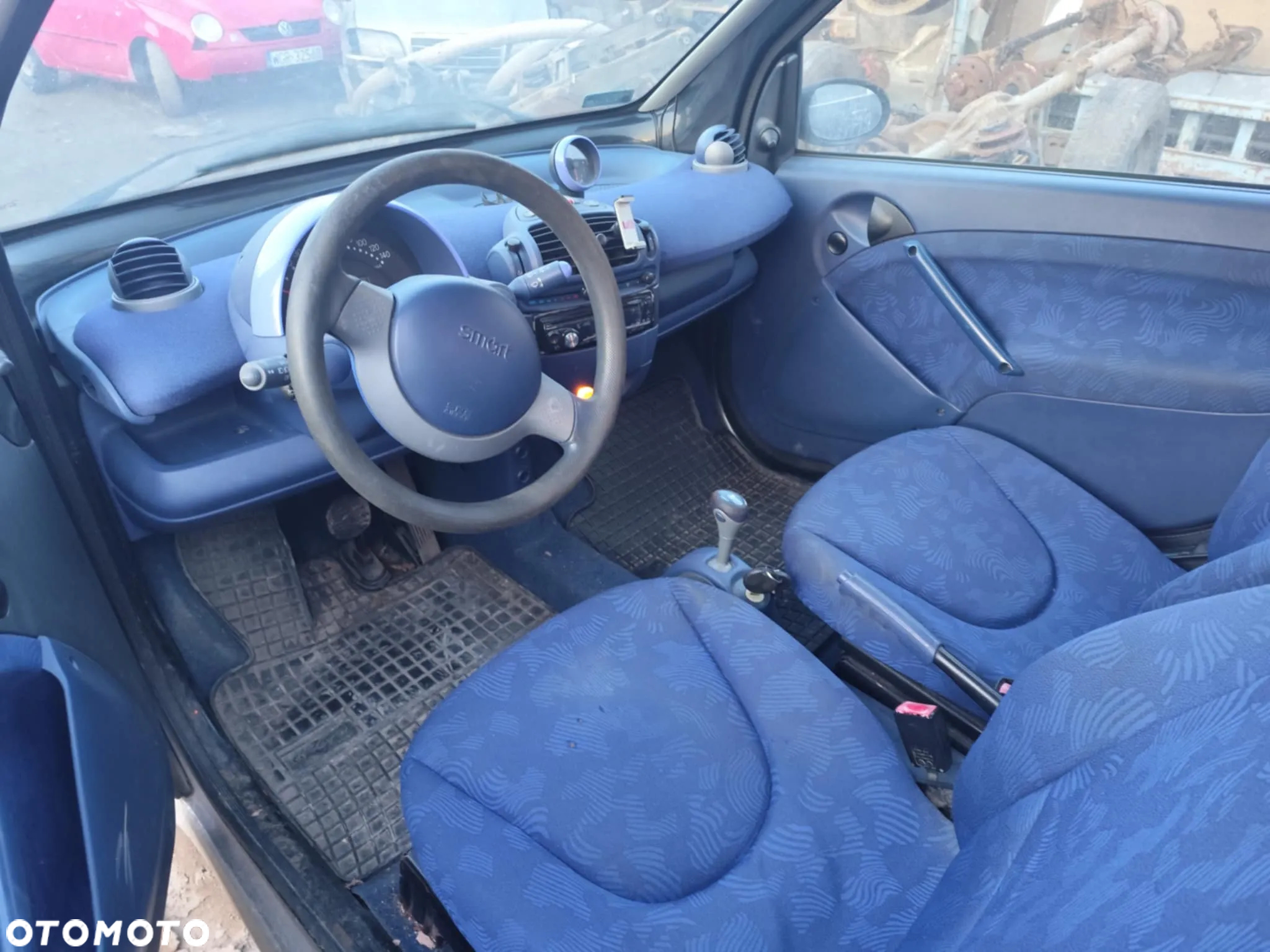 smart fortwo fotel kanapa deska kokpit podsufitka boczek podłokietnik licznik panel szyb stacyjka - 2