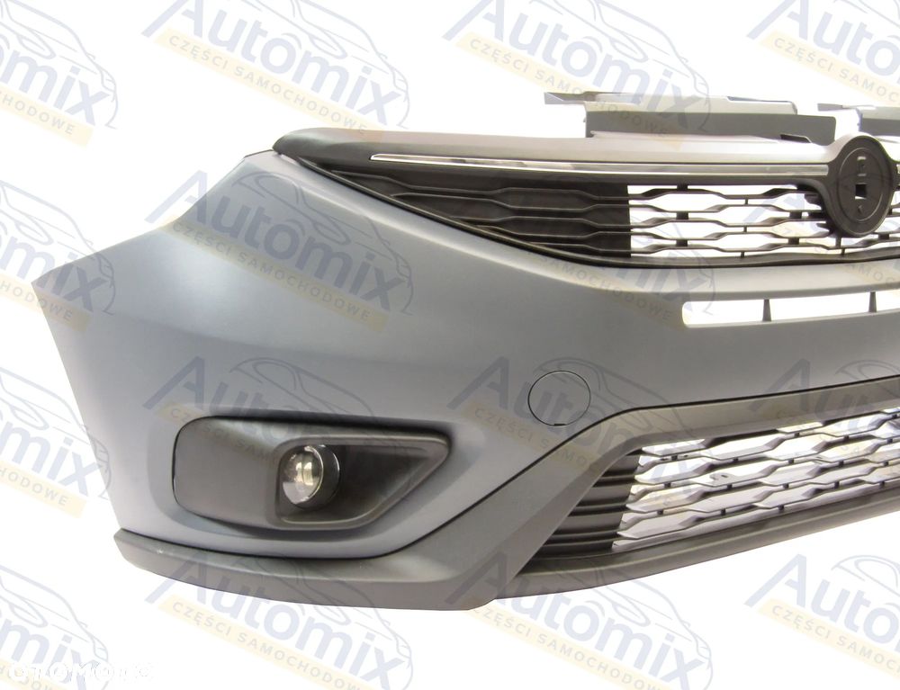 Zderzak przedni Fiat Doblo 15 - 24 + Atrapa + kratki + halogeny Komplet ! - 9