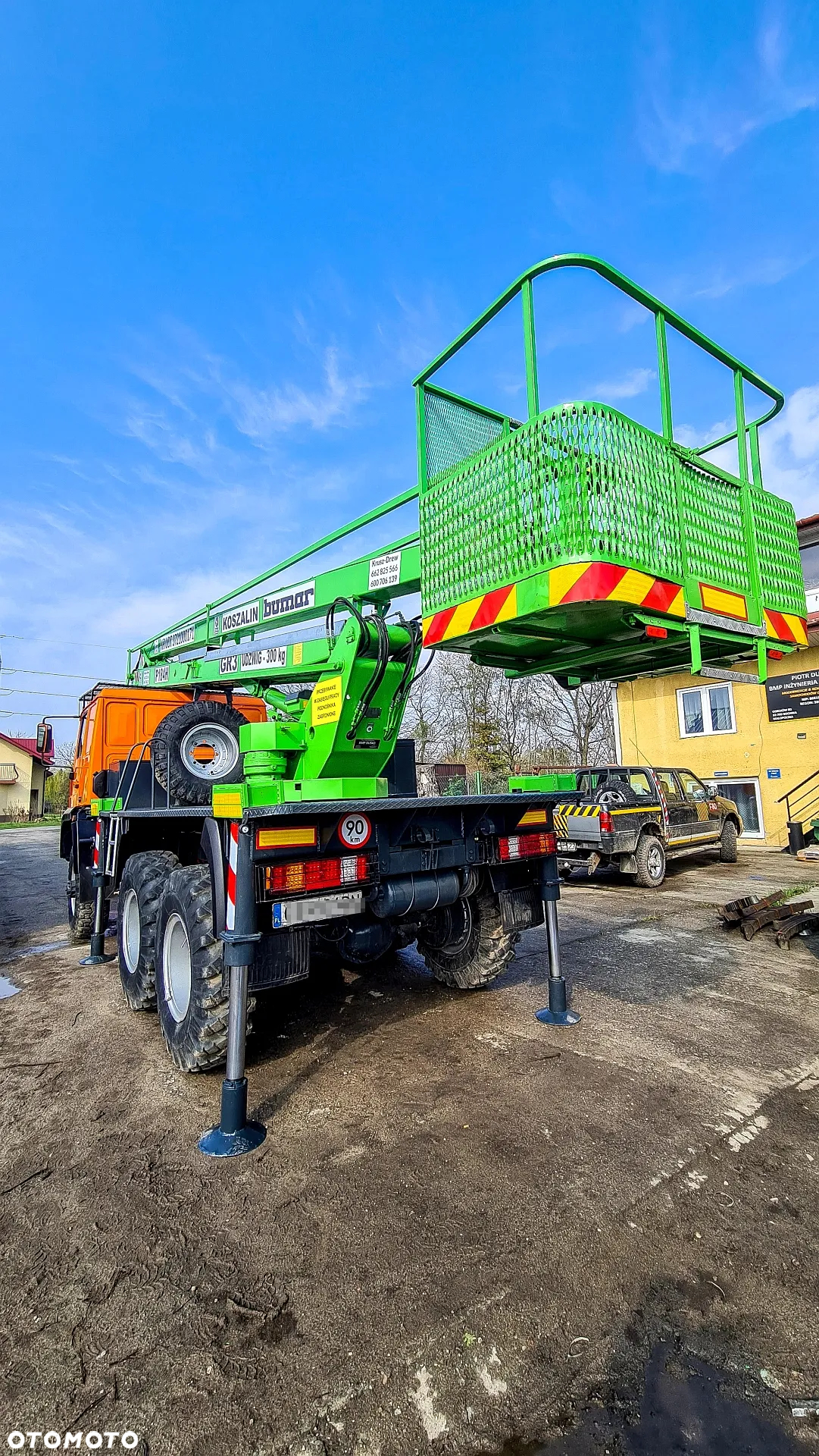 Star Zmodernizowany Star 266 MAN M2 Podnośnik Koszowy P184 Zwyżka Modernizacja Bumar Koszalin ze sterowaniem Żuraw - 7