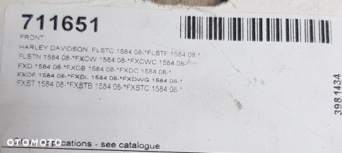 Klocki hamulcowe SBS 853H.HS Harley Davidson Softail Dyna - 7