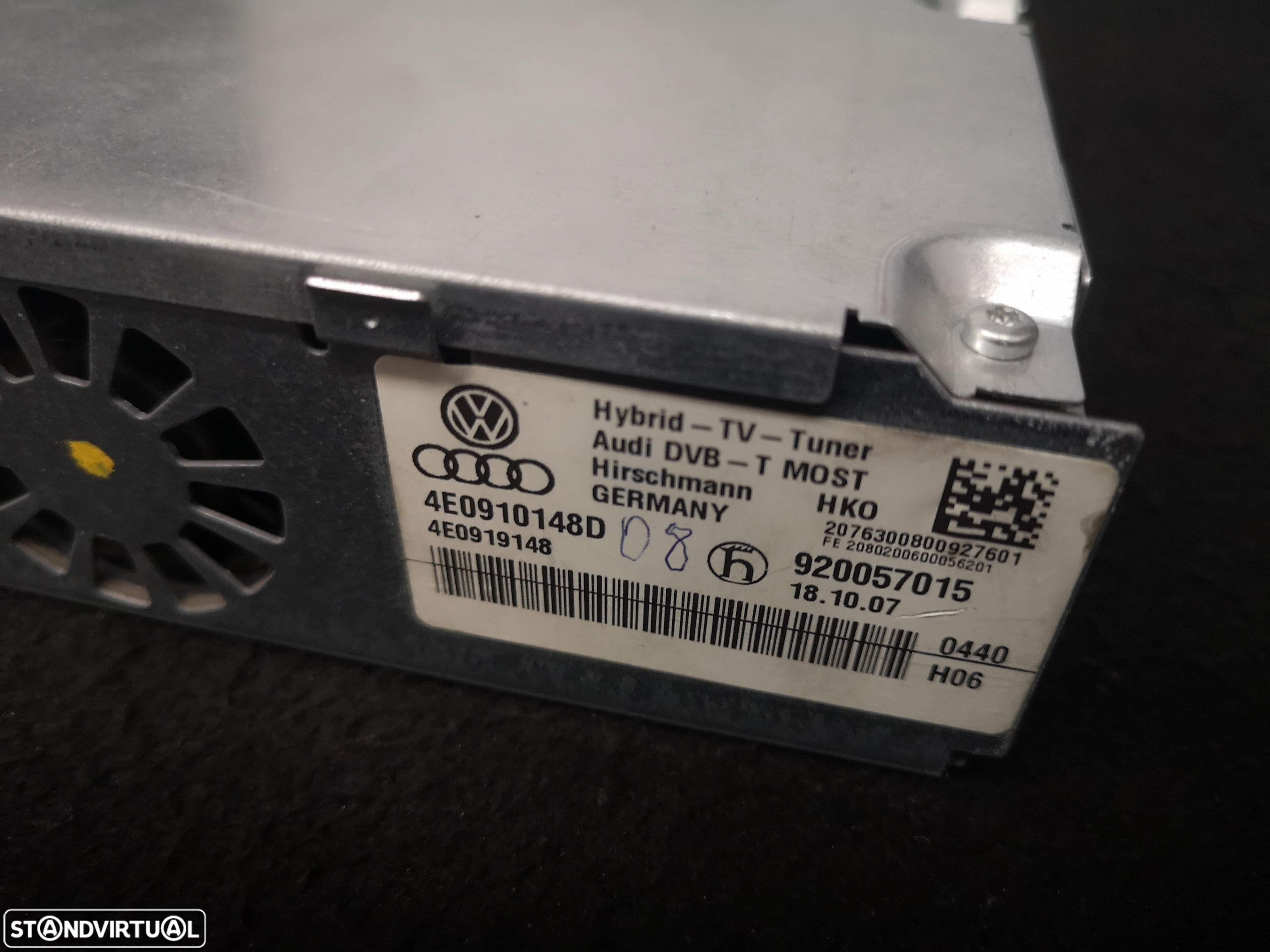 Centralina TV TUNER HYBRIDO DVB T MOST Audi a8 a6 d3 c6 2005-2009 - 2