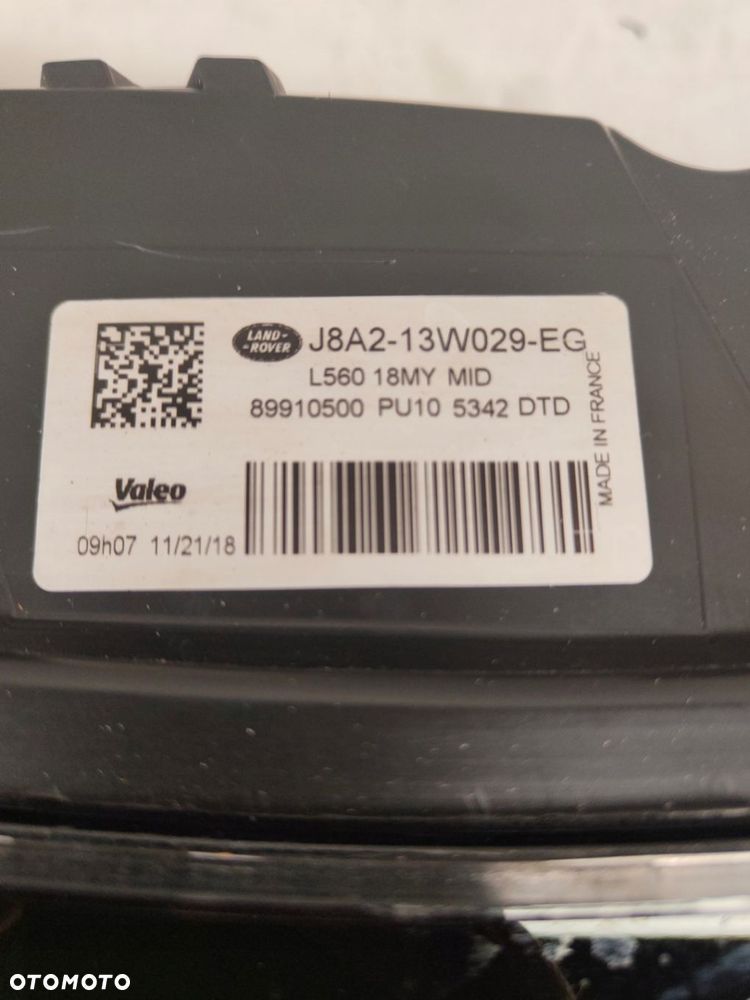 LAND ROVER VELAR MID LED LAMPA PRAWY PRZÓD J8A2-13W029-EG - 4