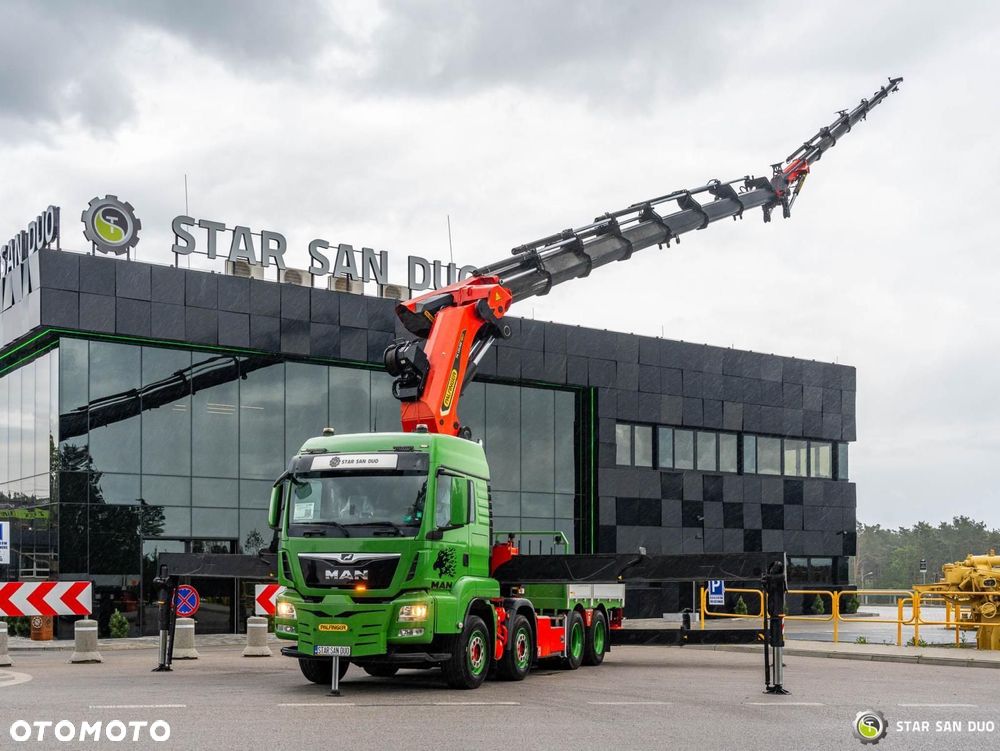 MAN TGS 35.500 8x4 Palfinger PK 135.002 TEC HDS Żuraw Wciagarka - 4