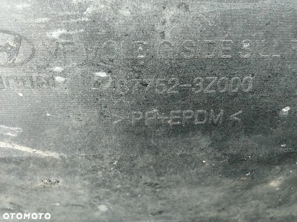 OSŁONA LISTWA PROGOWA NAKŁADKA PROGU ZEWNĘTRZNA 87752-3Z000 T6S HYUNDAI I40 PRAWA ORYGINAŁ - 12