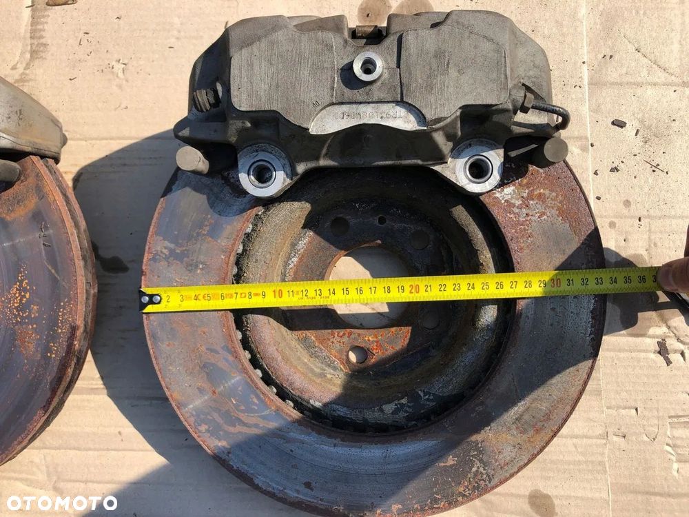 TARCZE HAMULCOWE HAMULCE KOMPLET KLOCKI ZACISKI AUDI A4 S4 B9 - 11