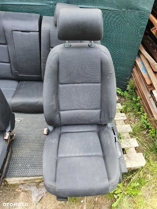 Fotele Fotel Kanapa Skladana Welur Czarny Soul Audi A4 B6 Sedan Kombi - 3