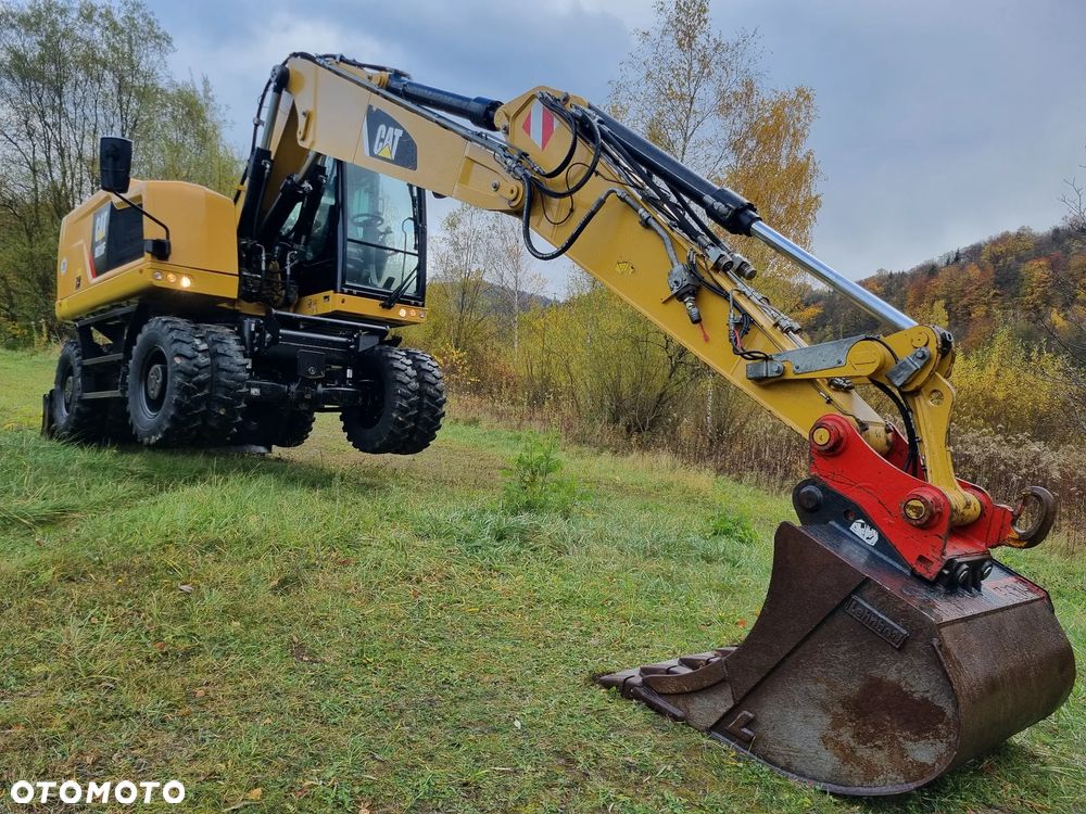 Caterpillar M318F Koparka CAT 18ton 2017r jak Nowa 6200mtg z Norwegii 3x łamane ramię smarowanie centralne Oryginał KLIMA KAMERY 6 cylindrów - 35