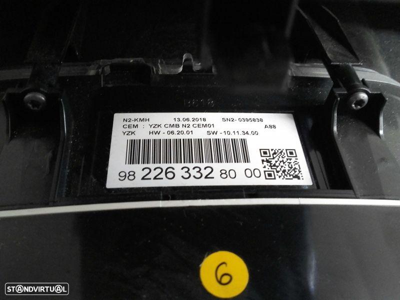 Quadrante / painel de instrumentos CITROËN C3 Aircross II (2R_, 2C_) - 3