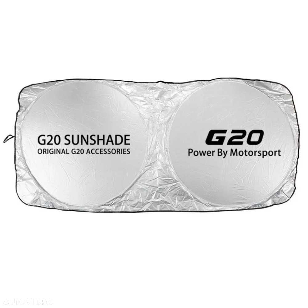 Parasolar AUTO Parbriz Dedicat BMW Seria 3 G20 140x70cm, Ultra Pliabil - 2