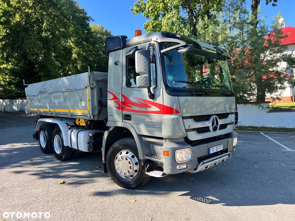 Mercedes-Benz ACTROS 2646  6X4* MILEER KIPER 3 strony*BORDMATIC* 460 koni Automat*Nowe wszystkie opony! - 28