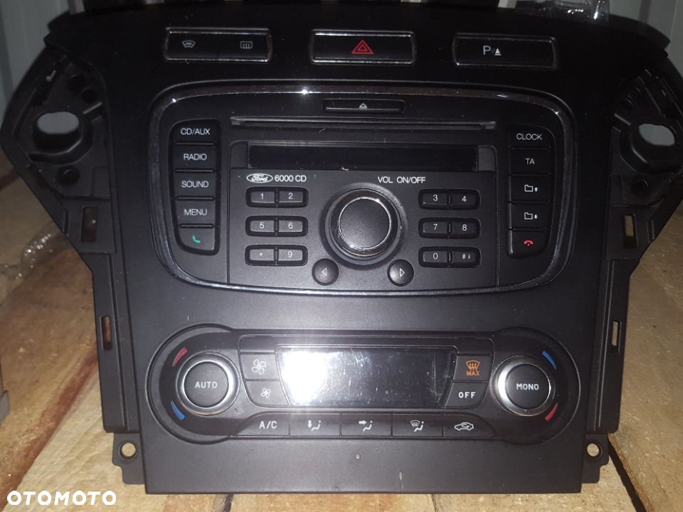 RAMKA RADIA PRZYCISKI CLIMATRONIC TITANIUM MONDEO MK4 MK4 LIFT - 2