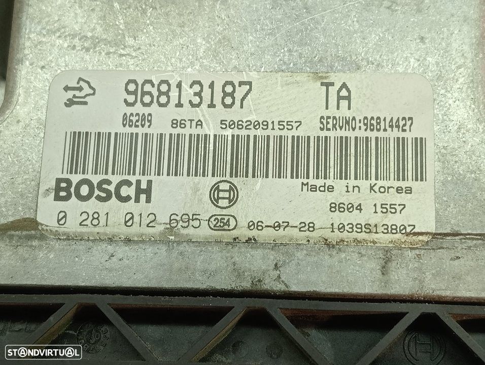 CENTRALINA MOTOR UCE CHEVROLET CAPTIVA 2006 -0281012695 - 9