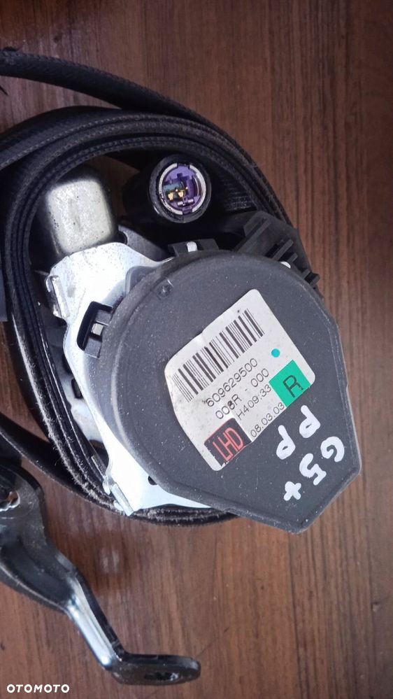 Pasy bezpieczeństwa kierowcy pasażera Golf 5 Plus - 5