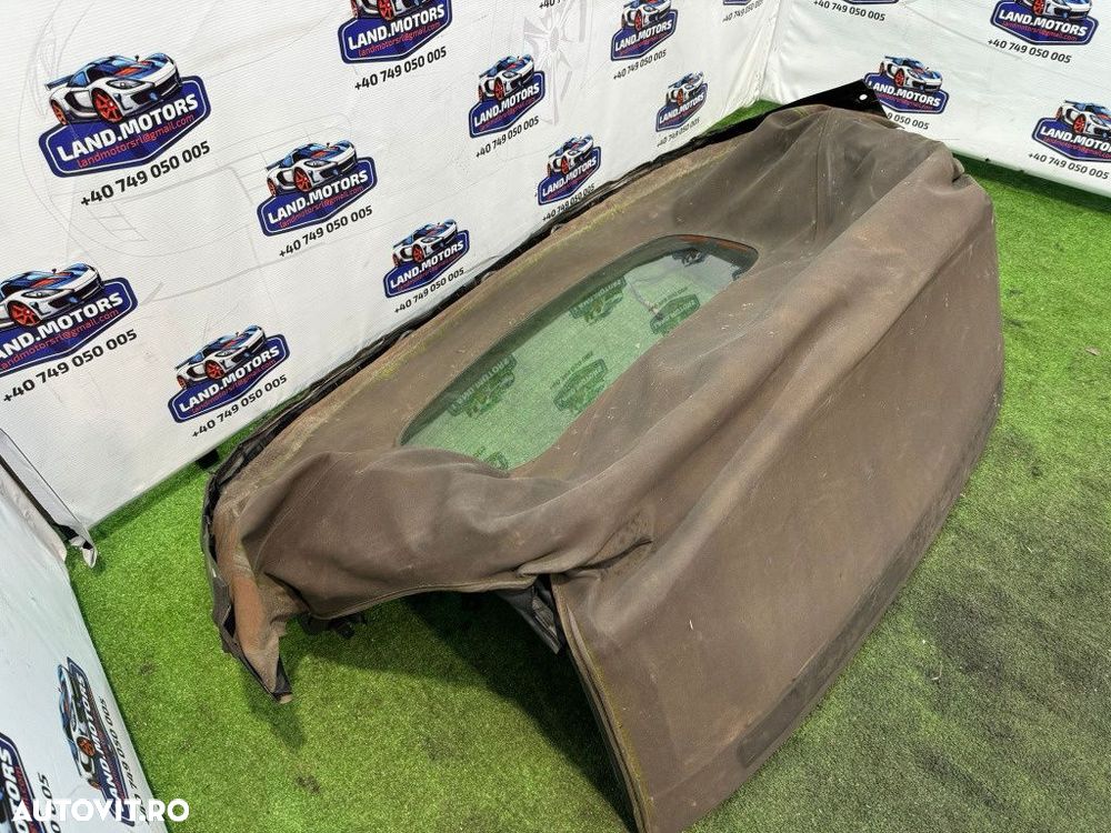 Sistem decapotare prelata manuala luneta mazda mx-5 cabrio 2007 2008 2009 2010 2011 2012 2013 - 4
