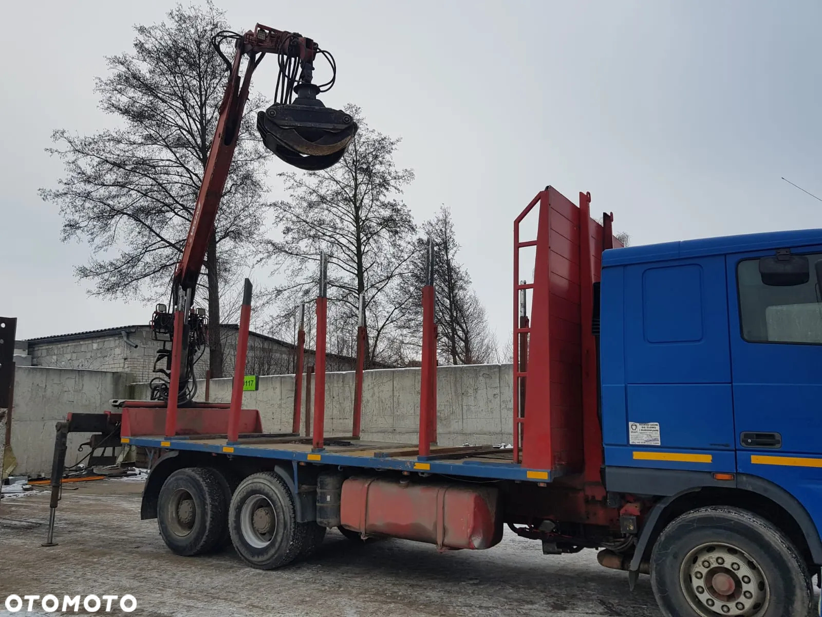 HDS Dźwig leśny do drewna złomu Żuraw V-KRAN V12.7 - 2