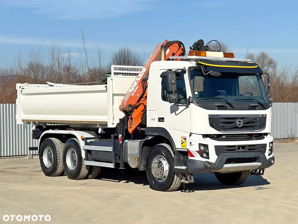Volvo FMX 410 * WYWROTKA 5,10 m + ATLAS 165.2E + PILOT + BORDMATIC / 6x4 - 4