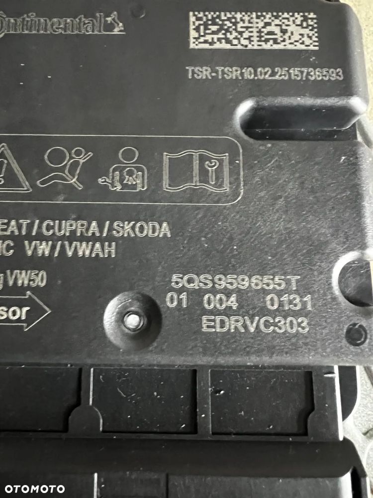 MODUŁ SENSOR PODUSZEK AIRBAG SKODA KODIAQ 5QS959655T 2025R - 3