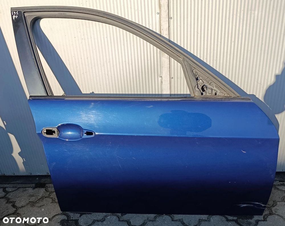 BMW E91 drzwi przednie przód prawe lift kolor LE MANS BLAU METALLI BMW E90 lift - 1
