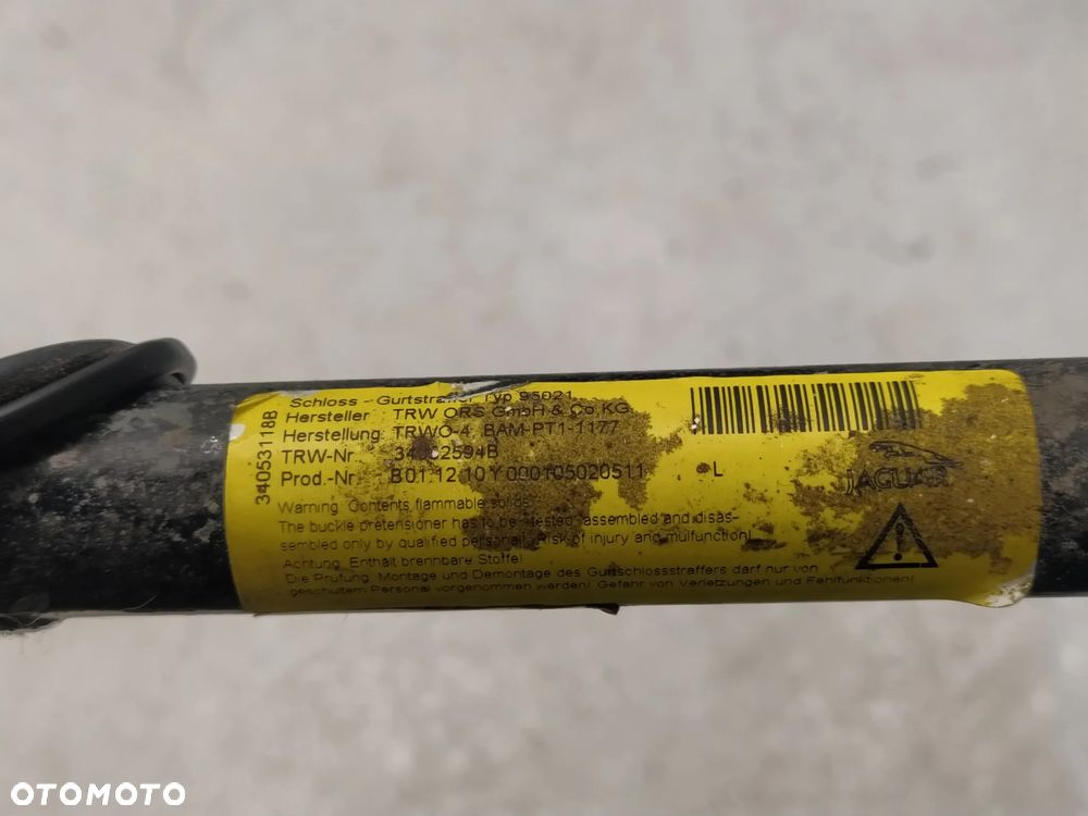 JAGUAR XJ X351 DESKA KONSOLA KOKPIT PODUSZKA POWIETRZNA AIRBAG PASAŻERA KIEROWNICY ZAPINKA NAPINACZ PASÓW BEZPIECZEŃSTWA BRĄZOWA ORYGINAŁ - 19