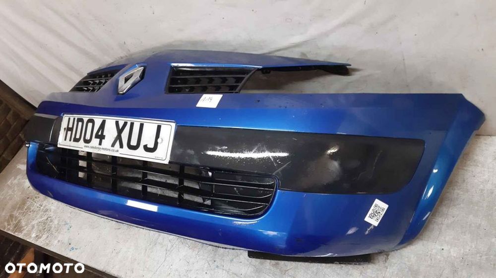 $ ZDERZAK PRZÓD PRZEDNI RENAULT MEGANE 2 II BŁĘKITNY NIEBIESKI - 3