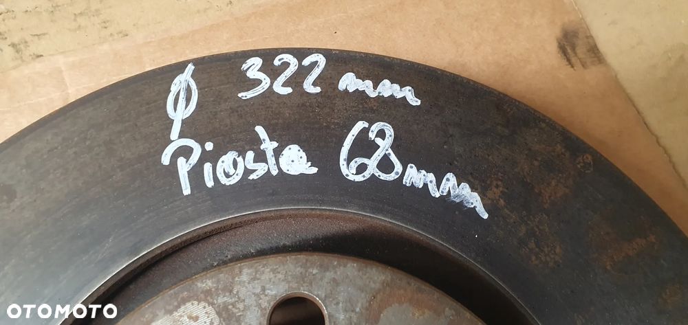 Tarcze hamulcowe przód przednie klocki Audi A8 D3 3.0 TDI 320mm - 9