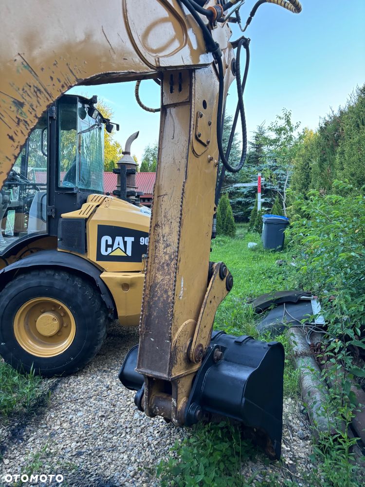Caterpillar CAT 428E 2008r 4x4 koparko ładowarka teleskop widły rekin - 13