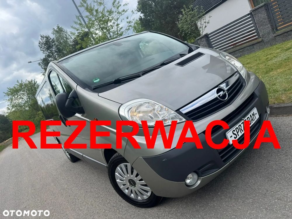 Opel VIVARO L2H1 Długi Klima Elektryka Skóry Dubel Kabina 6os Brygadówka Hak - 1